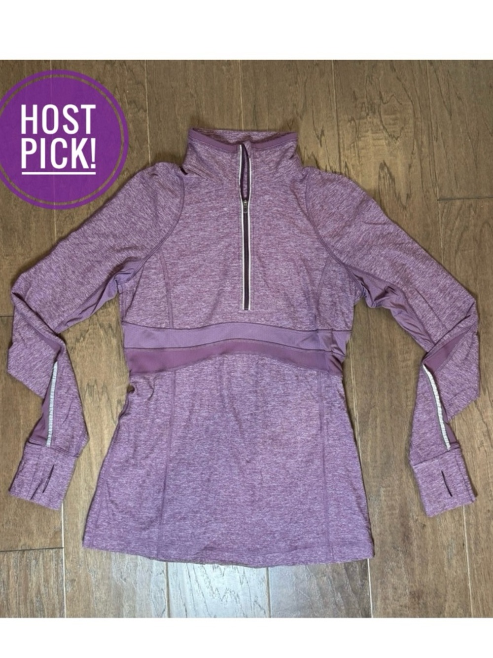 Lululemon Purple Quarter-Zip Running Jacket ⭐️Host Pick! ⭐️